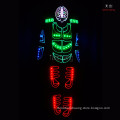 2016 New design Adult usa style tron dance LED fiber optic Costumes with mask